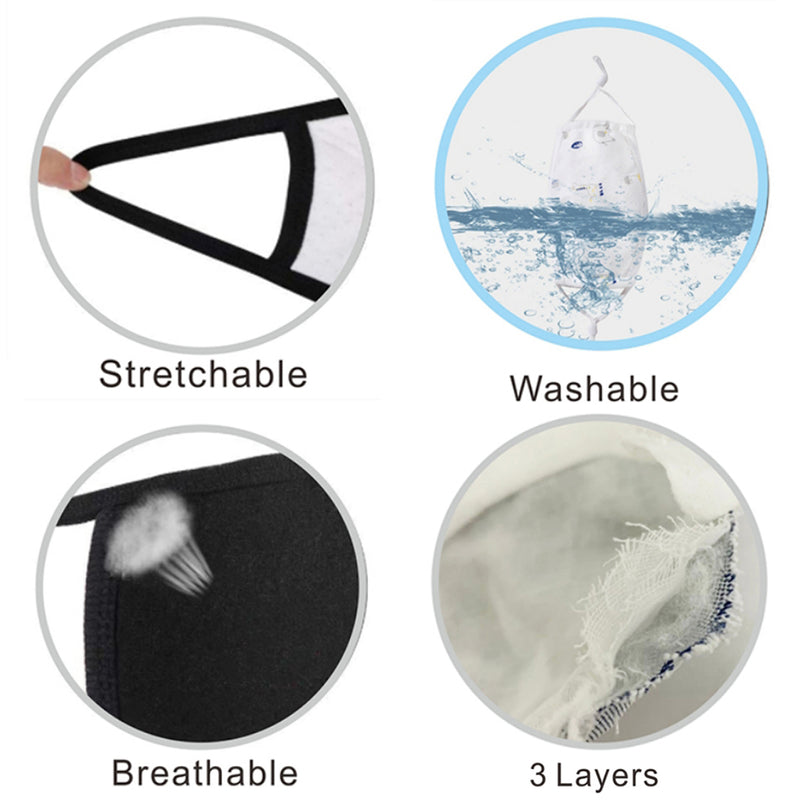 GladGirl Reusable Mask - Black
