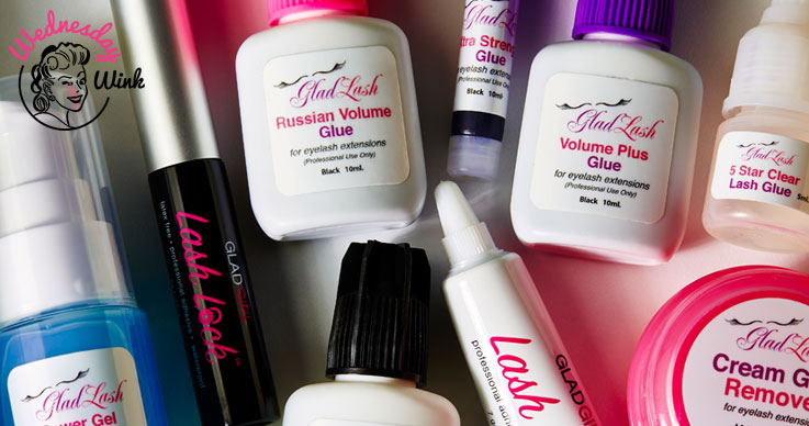 Wednesday Wink - Glue Stations and an Eyelash Confession