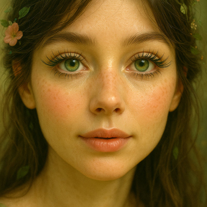 Signature Mink Handmade Fans - Anime Leaf Bloom Lashes