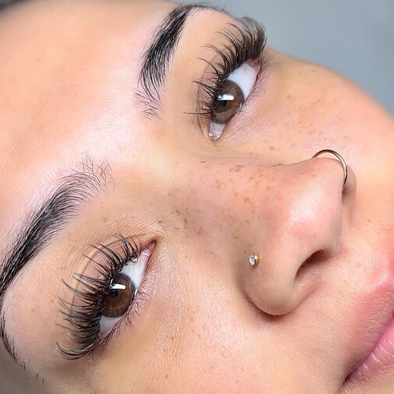 Signature Mink Brown Lashes - Volume - 0.05mm