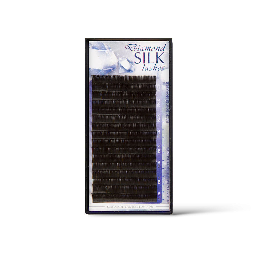 Diamond Silk Gloss Lashes - B Curl
