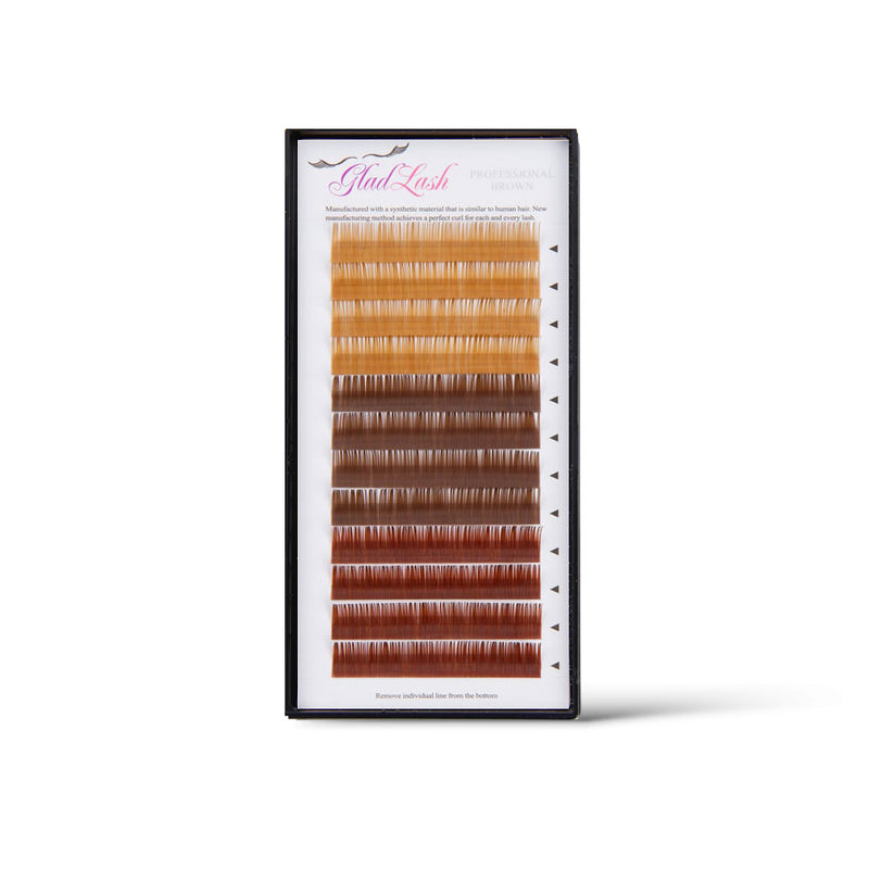 Glad Lash Professional Lashes - Shades of Brown
