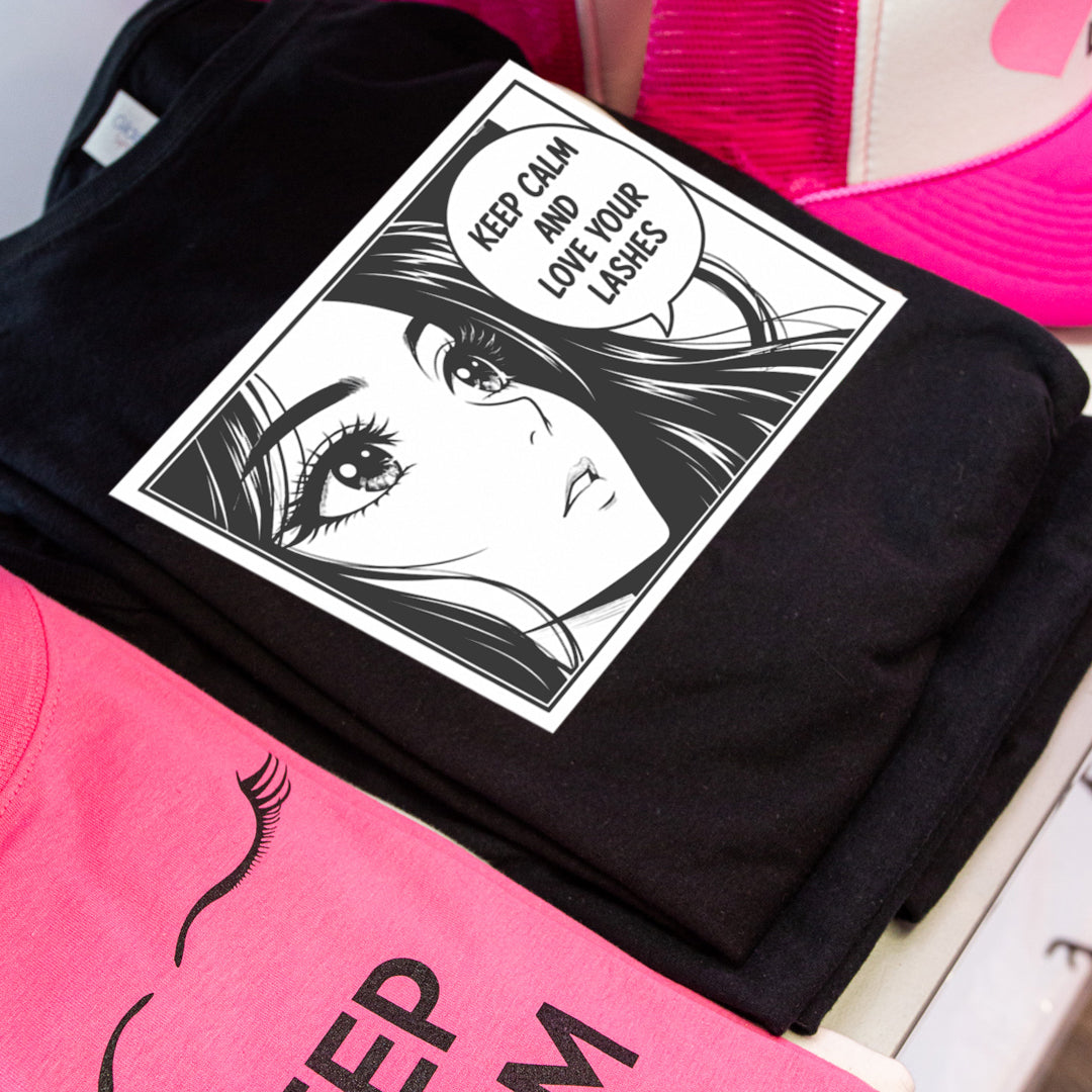 GladGirl "Keep Calm" T-Shirt - Comic Style