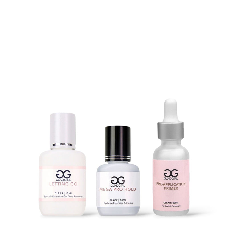 Mega Pro Hold Eyelash Extension Glue + Remover/Primer Combo