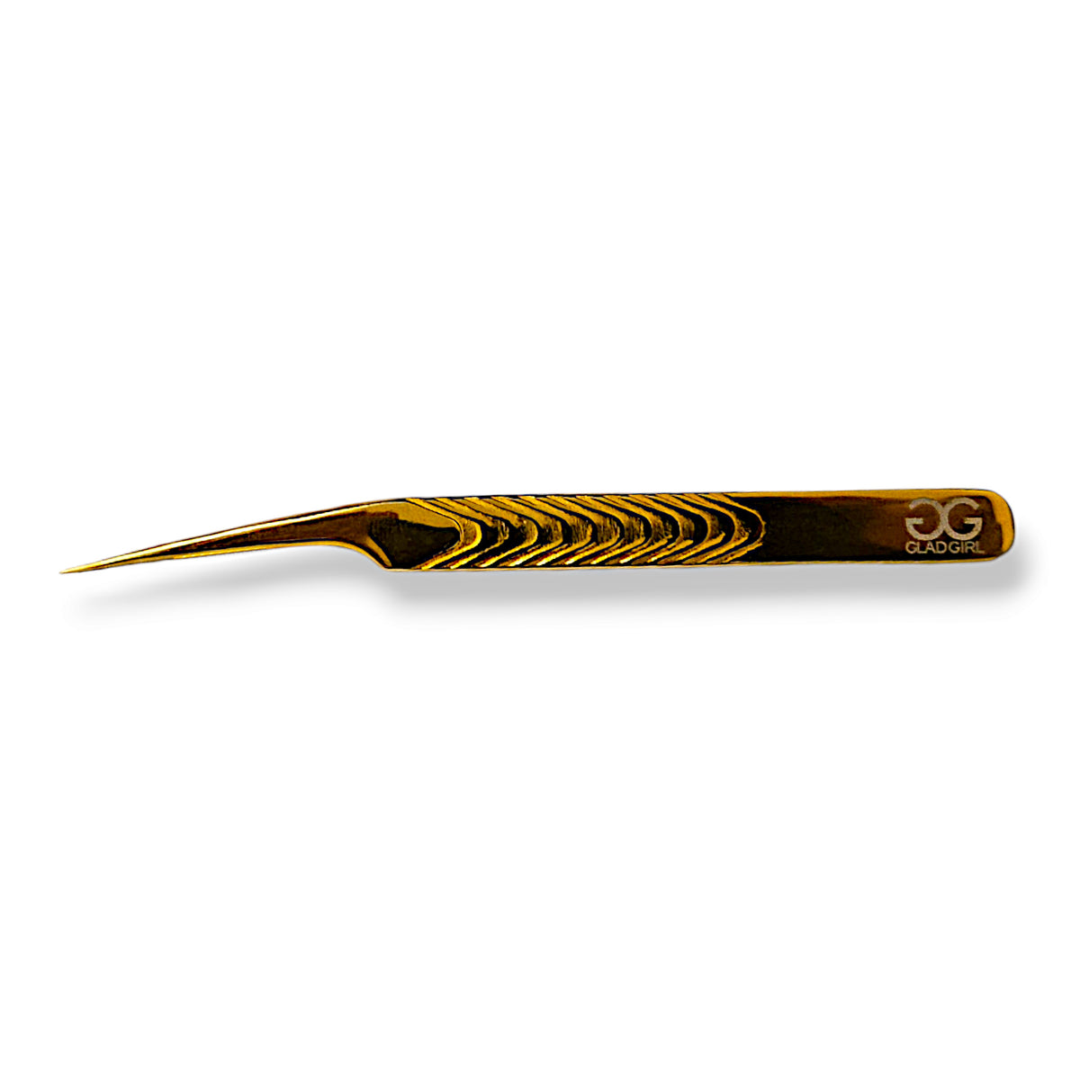find Non-Slip Gold Fiber Tip Lash Tweezers