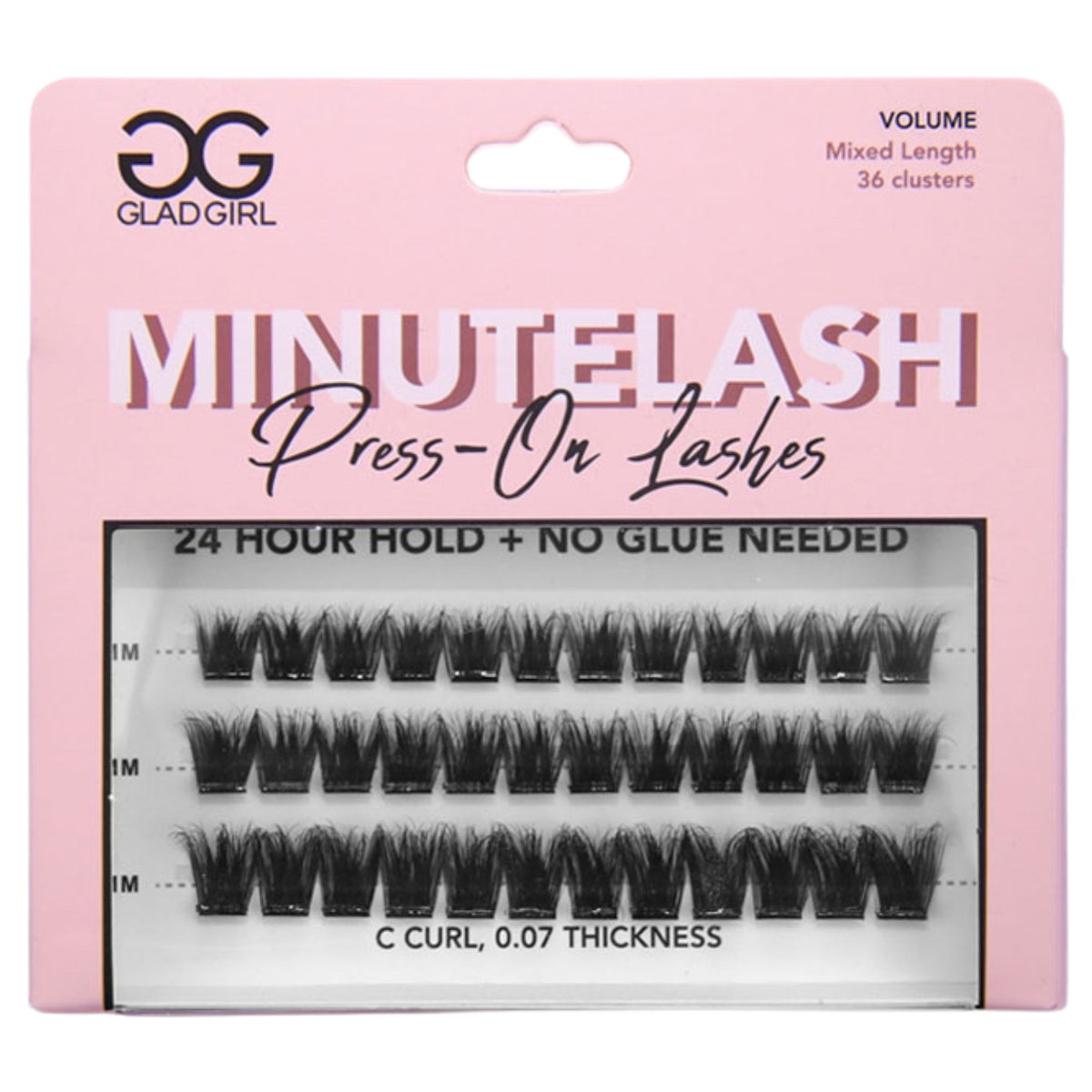 MinuteLash Press-On Lashes - 36 Pre-glued Clusters