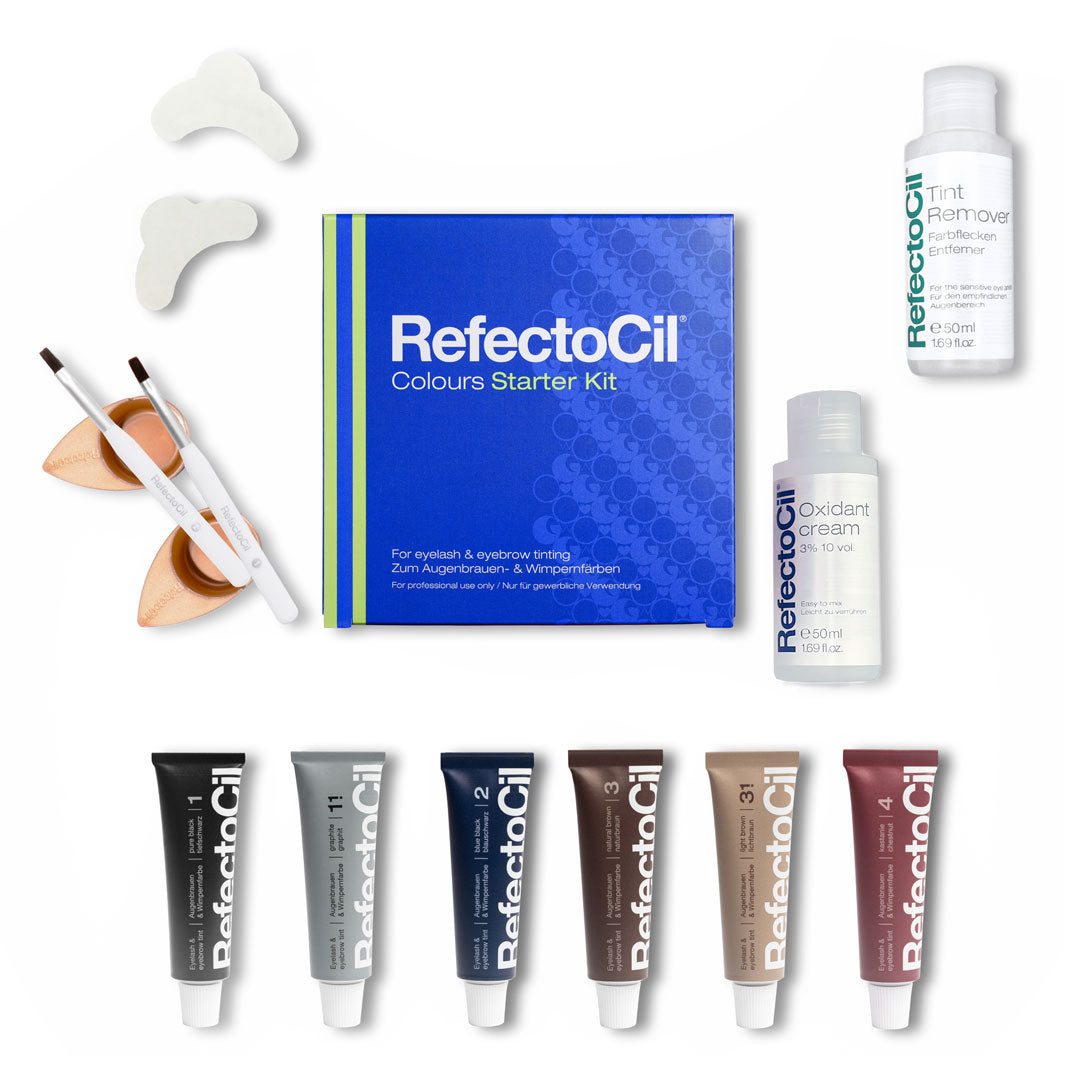 The perfect system for professional eyelash and eyebrow tinting