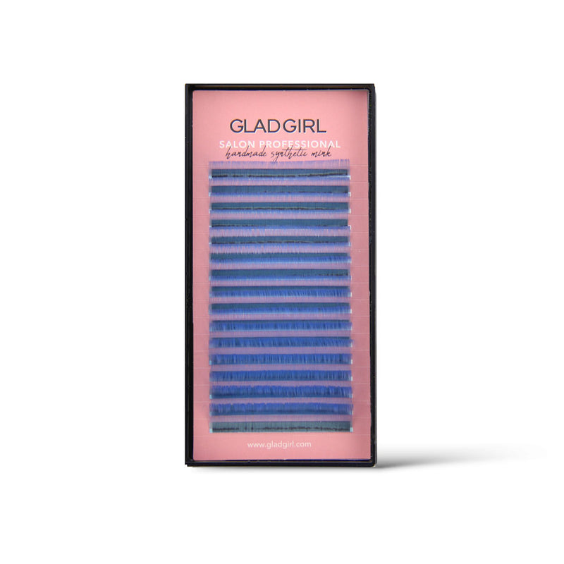 Salon Professional Mixed Length Light Blue Lashes