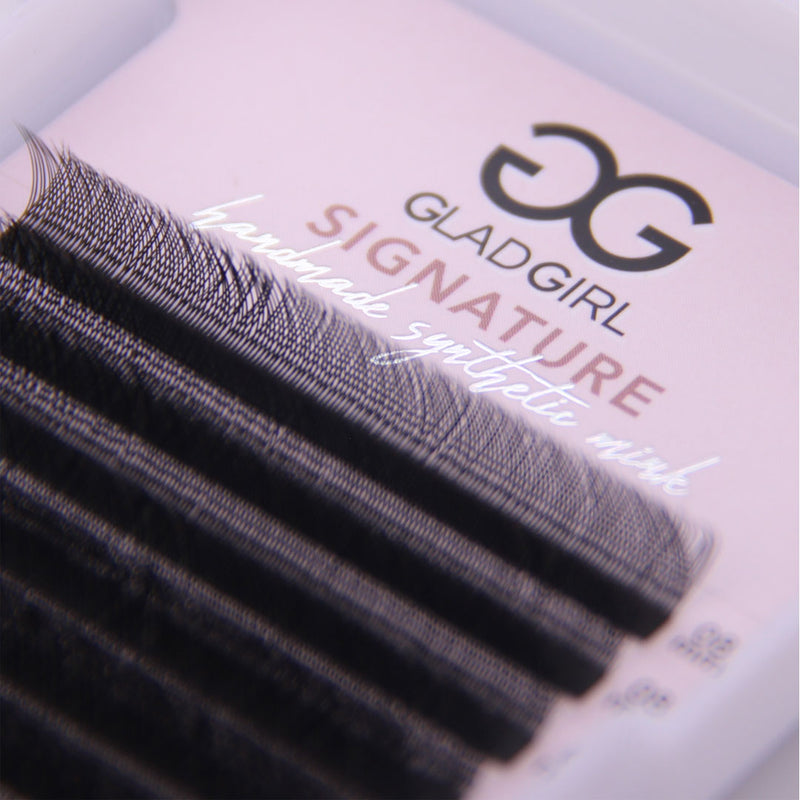 Signature Mink Mixed Length YY Light Wispy Hybrid Lashes – C Curl / 0.05mm / 8 through 15mm