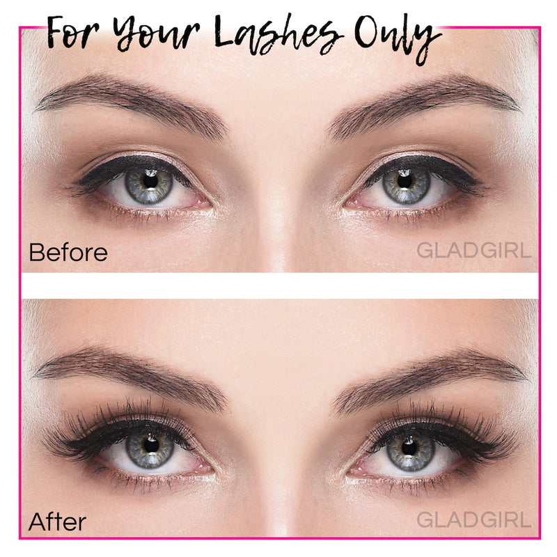 With 16mm (C Curl) lashes at the center, the lashes gradually taper from 14mm (B Curl)