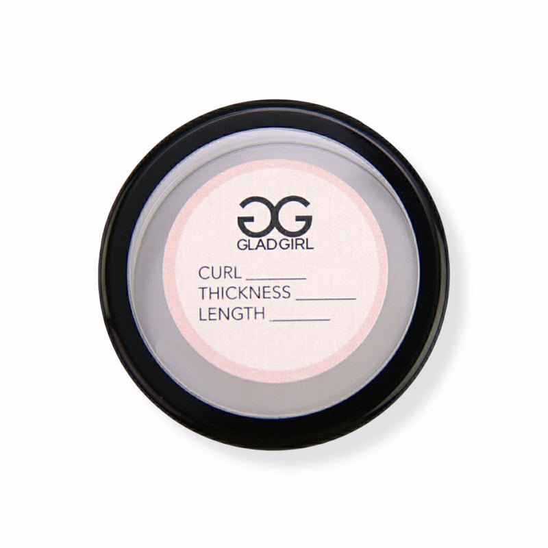 Eyelash extension storage jar for storing your premade hand made volume and mega volume fans