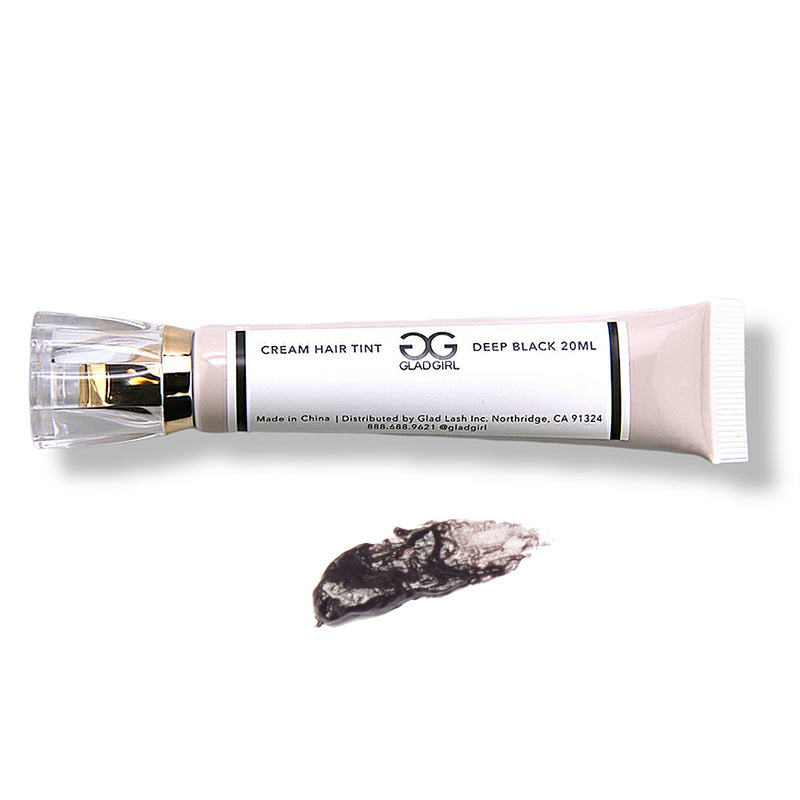 GladGirl Lash and Brow Cream Hair Tint – Deep Black