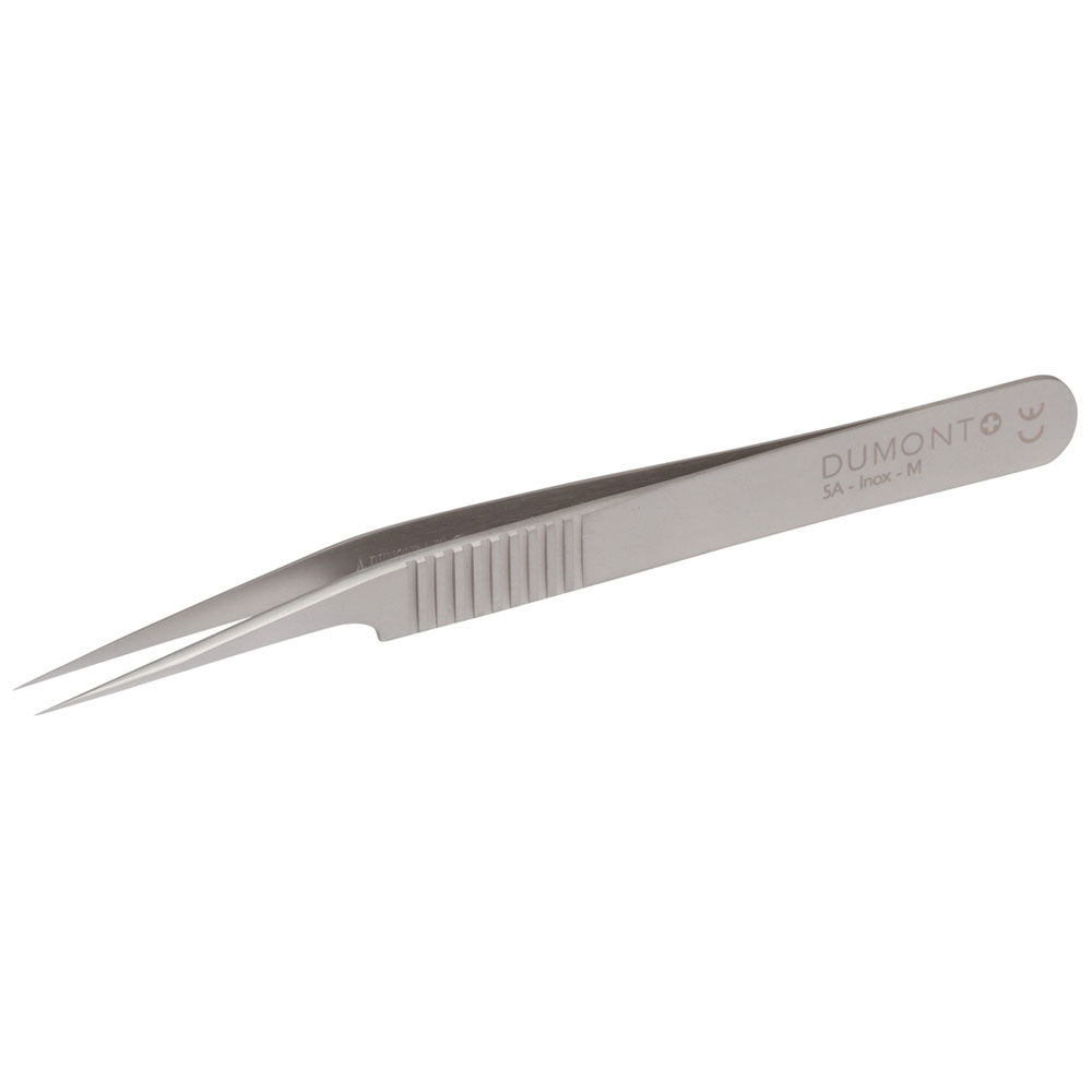 Dumont Tweezers 5A - Angular Tip - 4.53" (Angular)