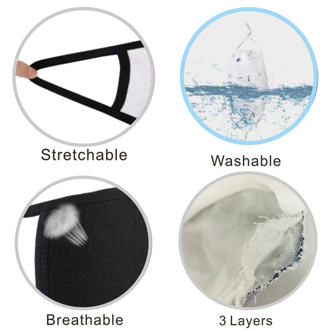 GladGirl Reusable Mask - Black