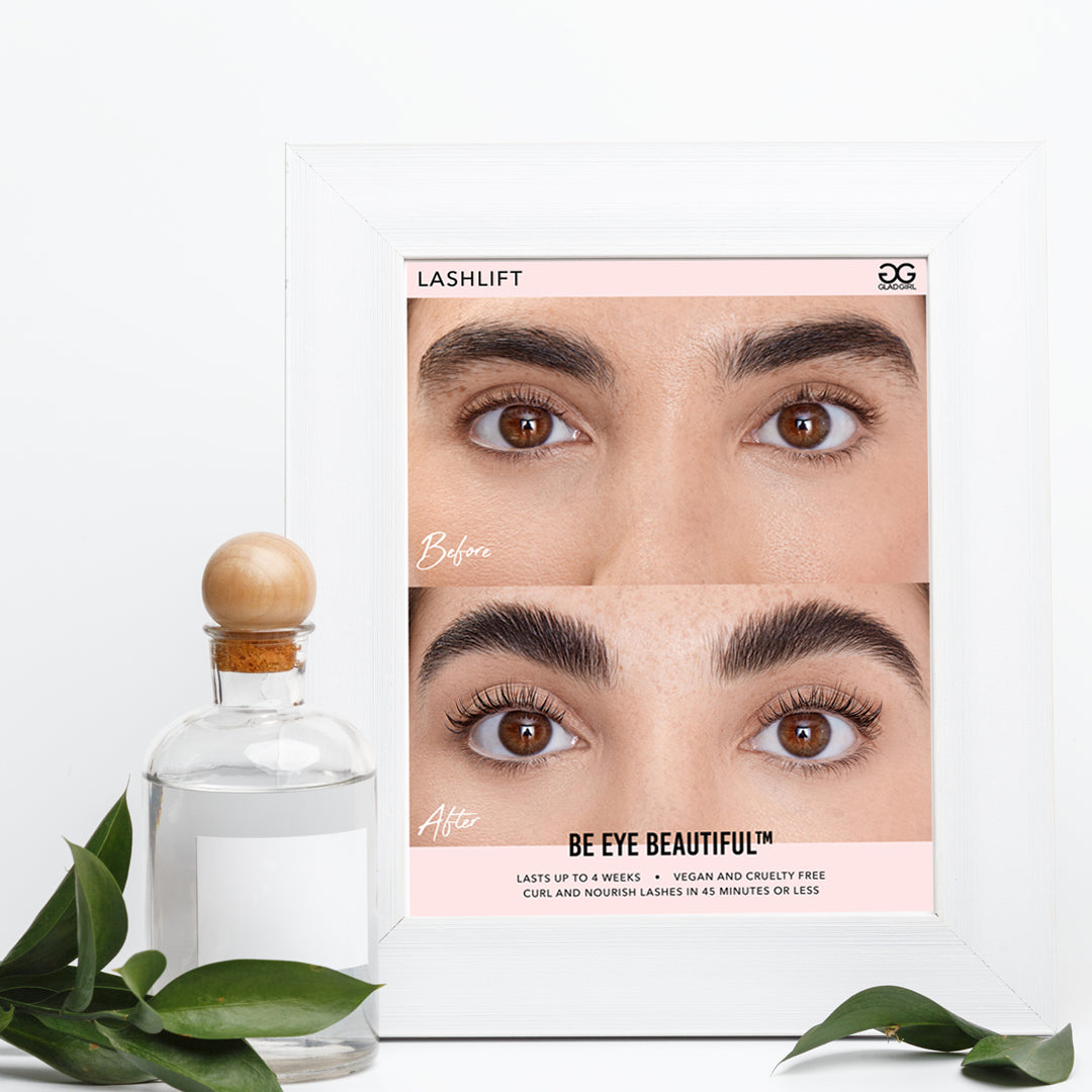 Downloadable LashLift Before &amp; After Poster