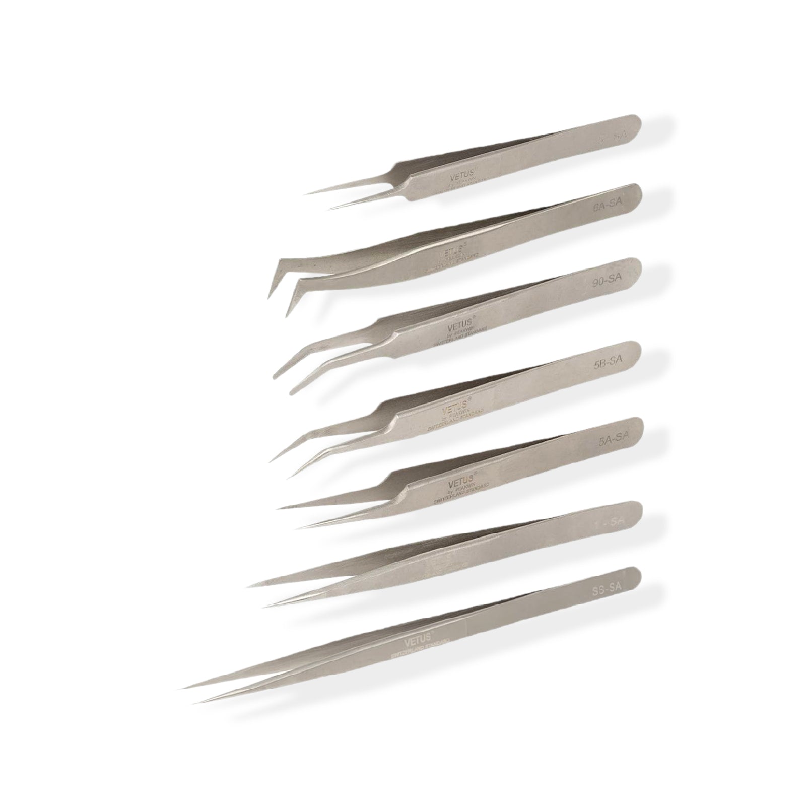 Vetus Eyelash Extension Tweezer Collection for Classic Lashes
