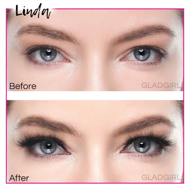GladGirl False Lashes Bundle - Linda
