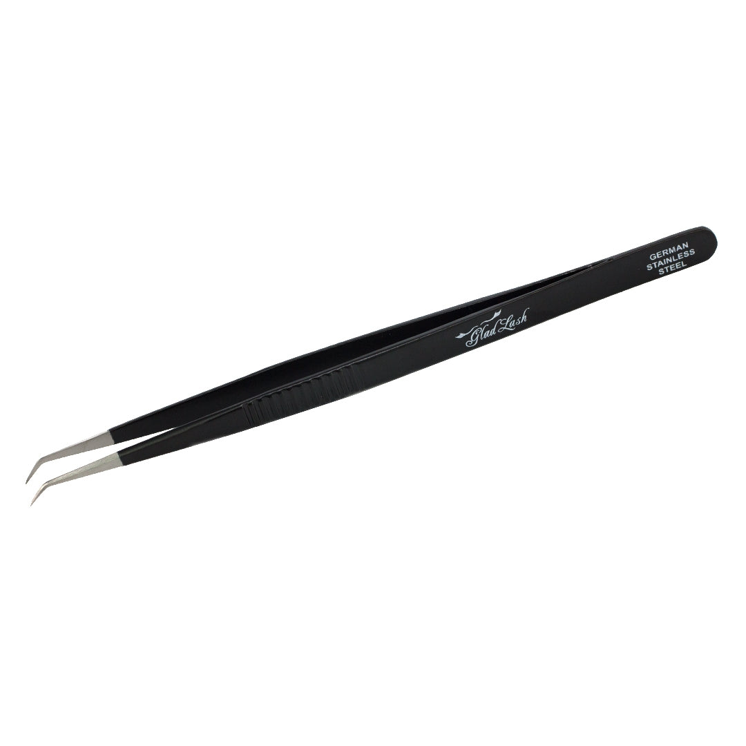 Glad Lash Non-Slip Ribbed Handle Tweezers 45