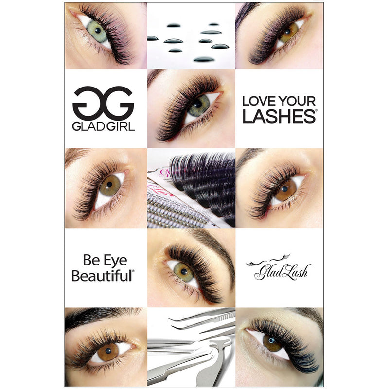 Poster - Love Your Lashes – 24" x 36", 16" x 20"